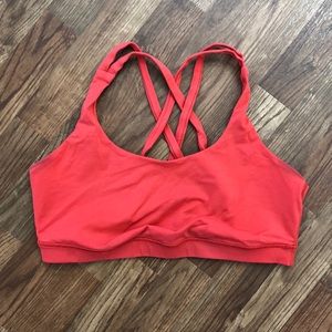 Lululemon Energy Sports Bra Red